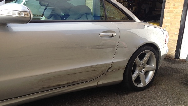 Mercedes SL Repairs Paintwork Maidstone