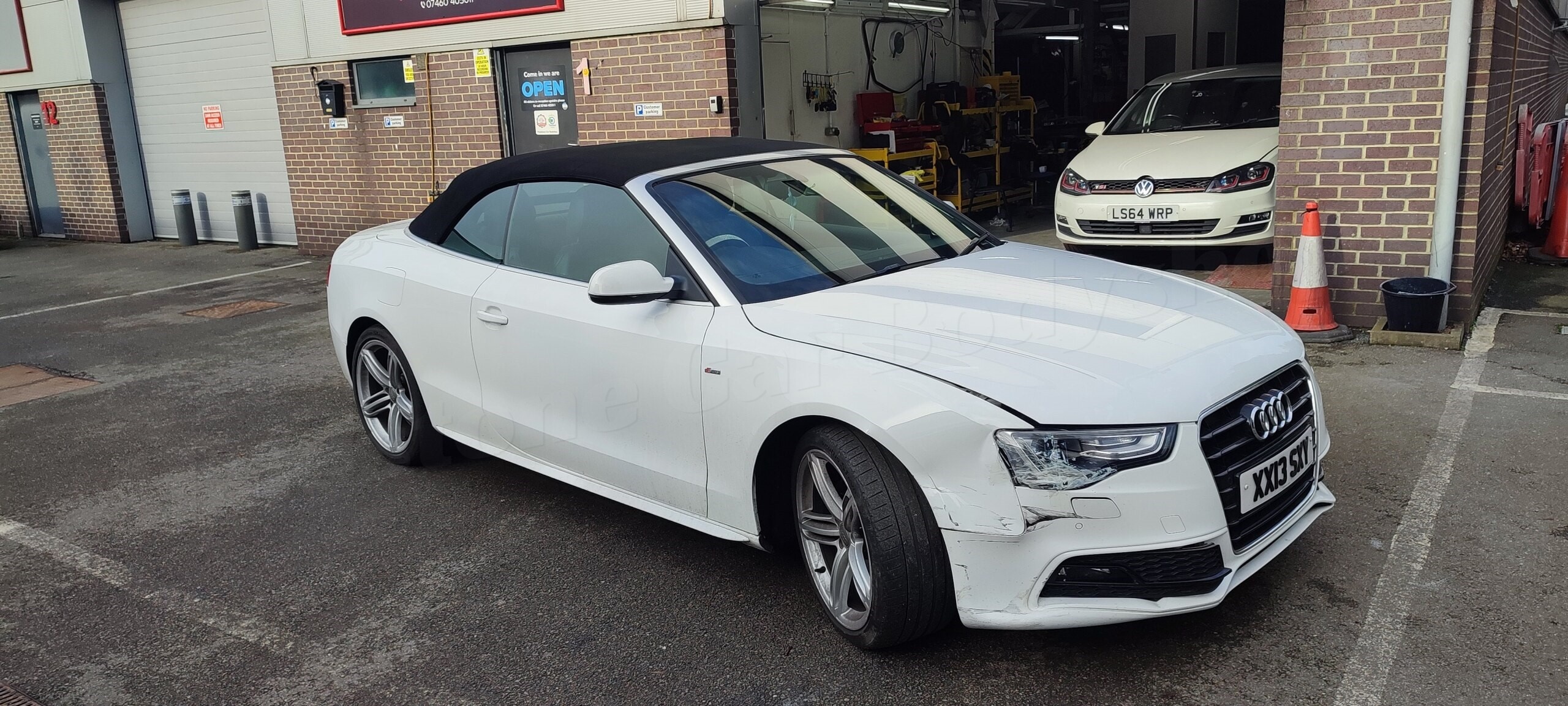 AUDI A5 ACCIDENT DAMAGE REPAIR MAIDSTONE CAR BODYSHOP wm